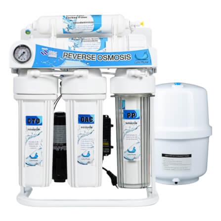 เครื่องกรองน้ำดื่ม RO 5 ขั้นตอน UNI PURE รุ่น UN-RO150G (ระบบ REVERSE OSMOSIS ( RO ) กำลังผลิต 150GPD) มีขาตั้ง_1